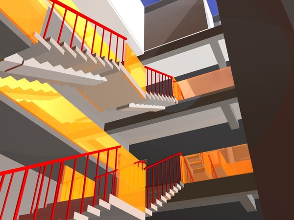 office hotel 3d 3ds - Hotel by studiorender